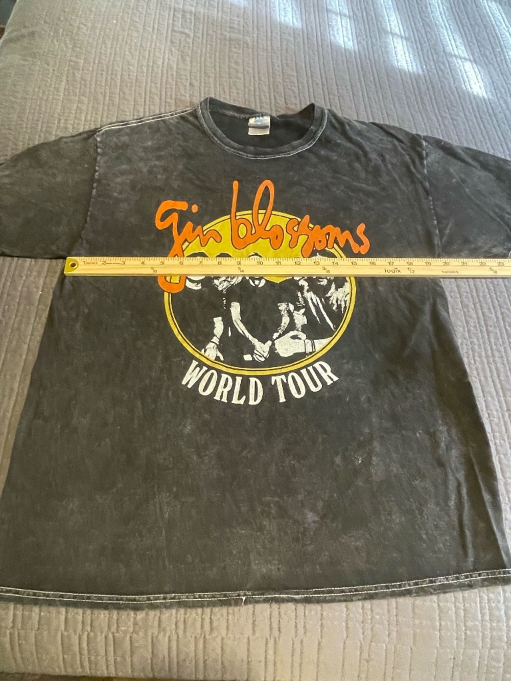 Gin Blossoms Black World Tour T-Shirt Unisex Size Large - Picture 6 of 7